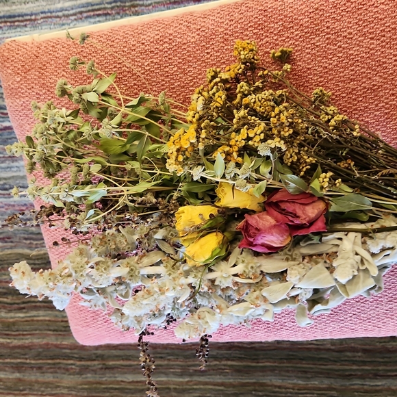 Hand Crafted Other - Real dried flower bouquet.